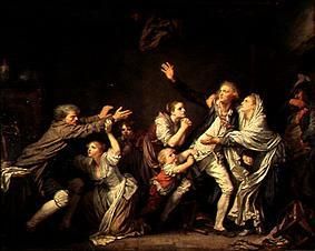 Der väterliche Fluch (oder: Der undankbare Sohn) von Jean Baptiste Greuze