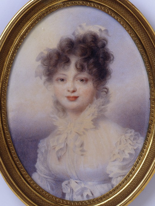 Großfürstin Katharina Pawlowna von Russland (1788-1819), Königin von Württemberg von Jean-Baptiste Isabey