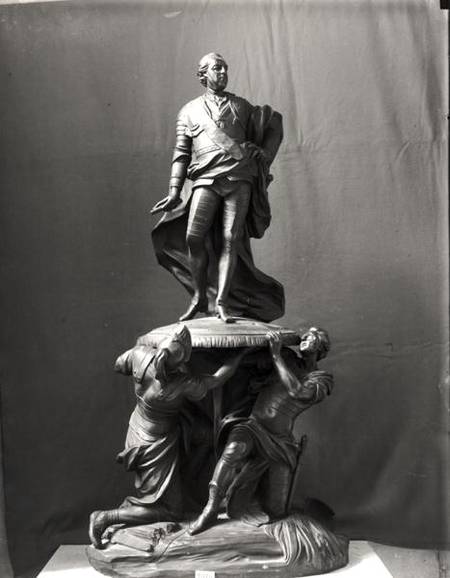 Model for the monument of Louis XV (1710-74) designed for the Place Royale in Rouen von Jean Baptiste Lemoyne