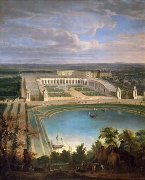 L'orangerie du château de Versailles 1700