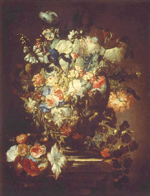 Grosses Blumenstillleben. von Jean Baptiste Monnoyer