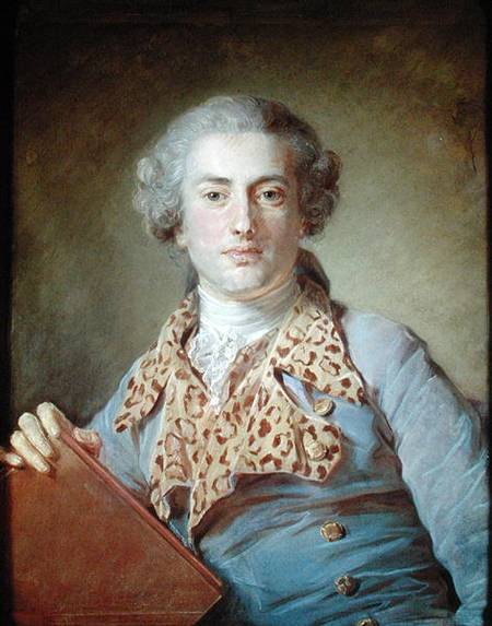 Portrait of Jean-Georges Noverre (1727-1810) von Jean-Baptiste Perronneau