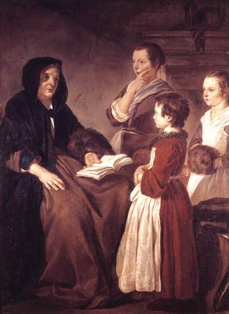 The Schoolmistress von Jean-Baptiste Pierre