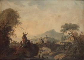 Landschaft mit Figuren 1770