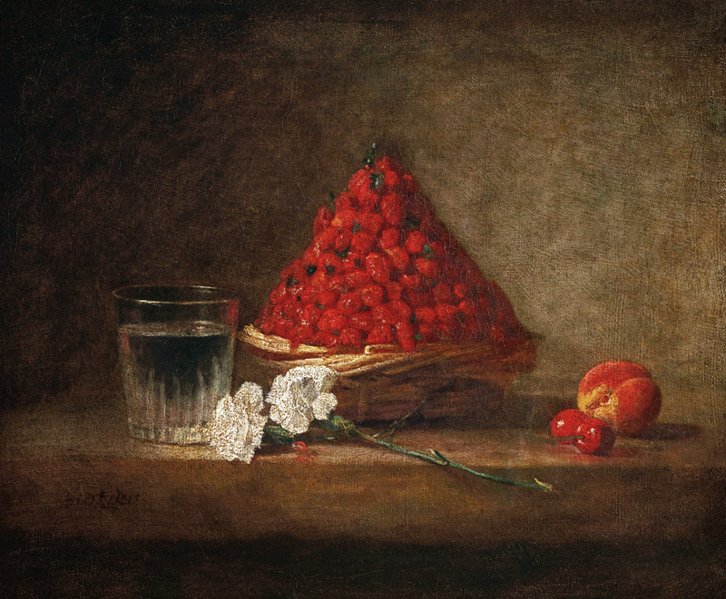 Der Erdbeerkorb von Jean-Baptiste Siméon Chardin