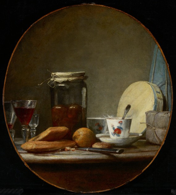 Das Aprikosenglas von Jean-Baptiste Siméon Chardin