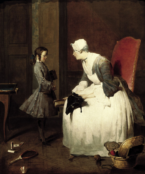 Das Kindermädchen von Jean-Baptiste Siméon Chardin