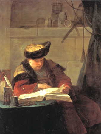Porträt des Malers Joseph Aved von Jean-Baptiste Siméon Chardin