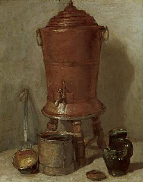 Chardin / Water kettle / Painting / 1779