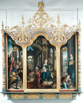 Triptych of the Adoration of the Infant Christ 1529