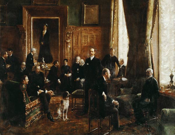 The Salon of the Countess Potocka von Jean Beraud