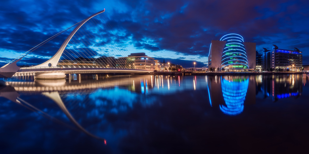 Dublin – Samuel-Beckett-Brücke von Jean Claude Castor