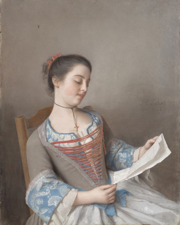 Die Lesende (La liseuse) von Jean-Étienne Liotard