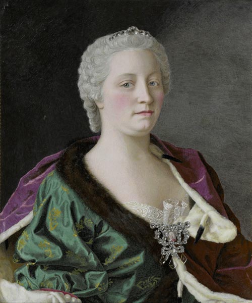 Porträt von Kaiserin Maria Theresia von Österreich (1717-1780) von Jean-Étienne Liotard