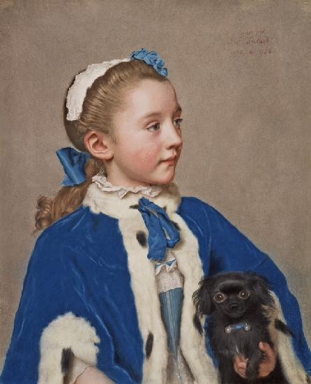 Maria Frederike van Reede-Athlone im Alter von 7 Jahren