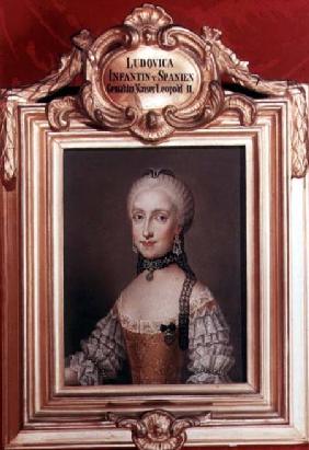 Infanta Maria Ludovica daughter of Charles III of Spain and wife of Leopold II (1747-92) Holy Roman