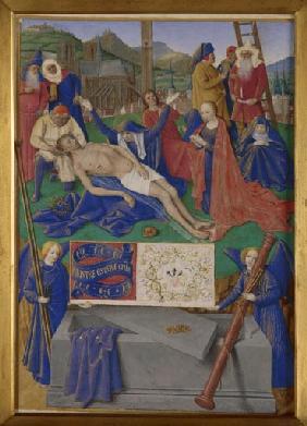 Deploration du Christ au pied de la croix 1455