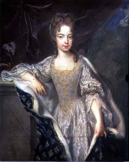 Portrait of Adelaide of Savoy (b.1685) von Jean François de Troy