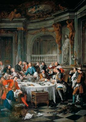 Das Austernfrühstück 1734