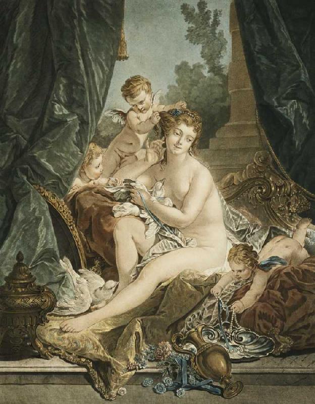 Die Toilette der Venus von Jean-Francois Janinet