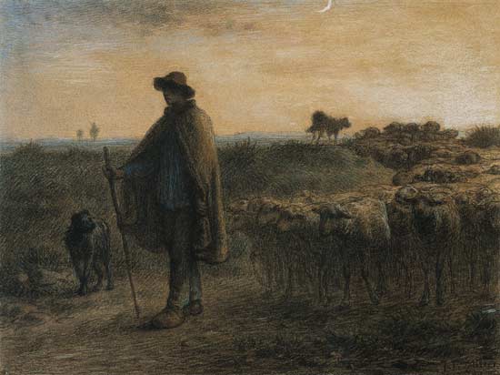 Rückgabe der Herde von Jean-François Millet