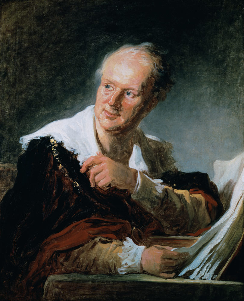 Bildnis Denis Diderot von Jean Honoré Fragonard