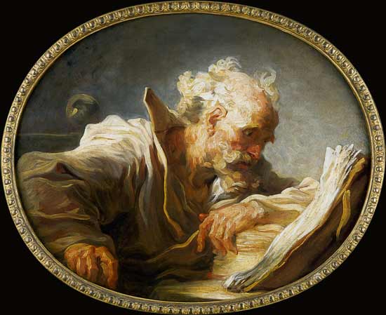 A Philosopher von Jean Honoré Fragonard