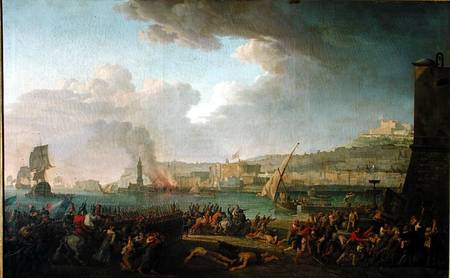 The French Army Entering Naples Under the Command of General Championnet (1762-1800) 21st January 17 von Jean Jacques Francois Taurel