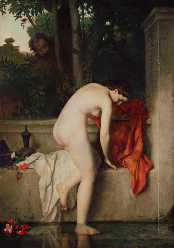 Chaste Susanna, or Susanna Bathing von Jean-Jacques Henner