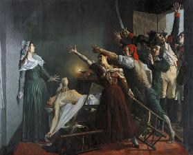 The Assassination of Marat, 1886 (oil on canvas) 1712