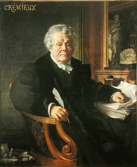 Adolphe Cremieux (1842-1923) von Jean Jules Antoine Lecomte du Nouey
