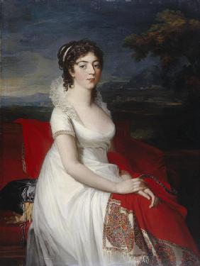 Porträt von Fürstin Obolenskaja 1806