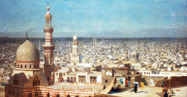Blick über Kairo. von Jean-Léon Gérome