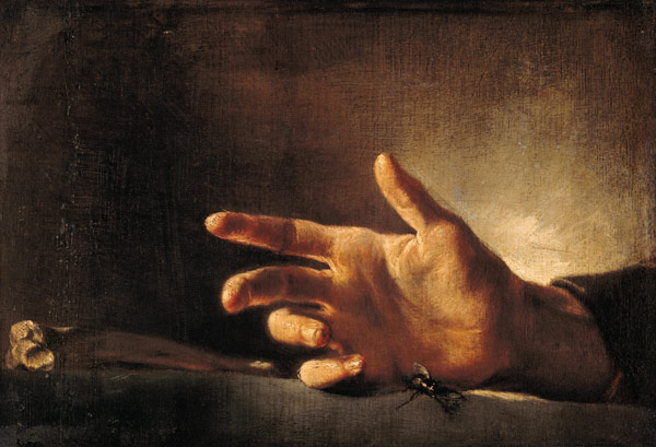 Study of a Hand von Jean Louis Théodore Géricault