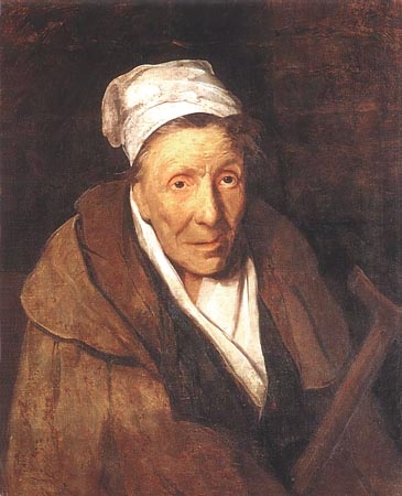 Irrinnige Spielerin von Jean Louis Théodore Géricault