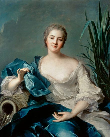 Madame Marie-Henriette Berthelot de Pleneuf von Jean Marc Nattier