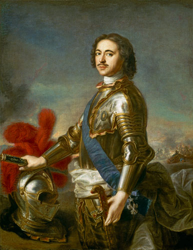 Portrait of Peter I or Peter the Great von Jean Marc Nattier