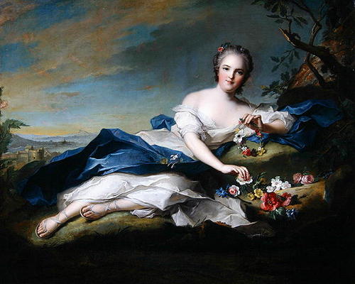 Portrait of Henriette de France, c.1742 (oil on canvas) von Jean Marc Nattier