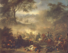 Die Schlacht von Lesnaja von Jean Marc Nattier