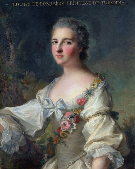 Louise-Henriette-Gabrielle de Lorraine (1718-88) Princess of Turenne and Duchess of Bouillon 1746