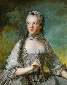Portrait of Adelaide de France (1732-1800) with a Fan 1749