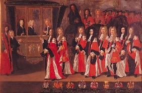 The Entry of Louis of France (1682-1712) Duke of Burgundy and Charles (1686-1714) Duke of Berry into