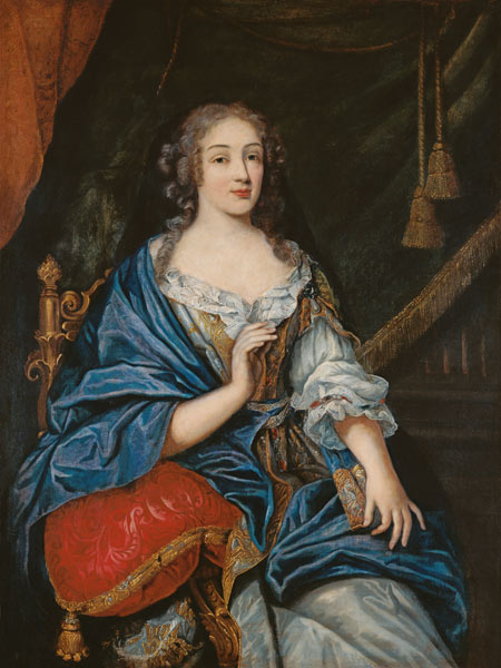 Portrait of Francoise-Louise de la Baume le Blanc (1644-1710) Duchesse de Vaujour, called Mademoisel von Jean Nocret