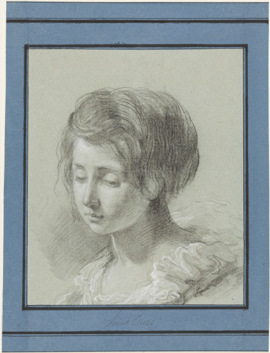 Bildnis einer jungen Frau von Jean-Pierre Saint-Ours