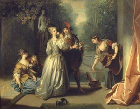 Der Geruch (aus der Serie "Die fünf Sinne".)  1720/1730