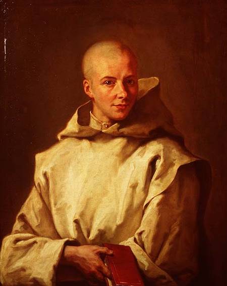 Portrait of Dom Baudouin du Basset of Gaillon von Jean Restout