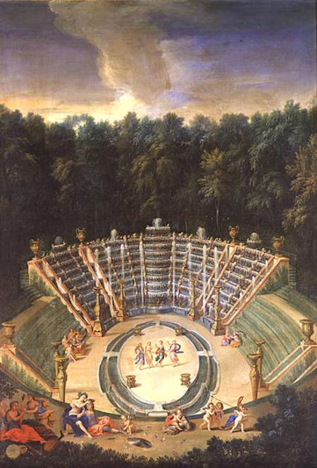 View of the Salle de Bal with a Performance of 'Rinaldo and Armida' von Jean the Younger Cotelle