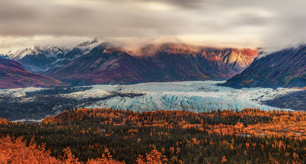 Matanuska-Gletscher im Herbst von Jenny Qiu