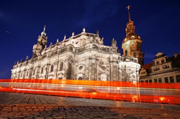 nachts in Dresden von Jenny Sturm