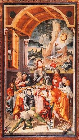 Das Abendmahl - rechter Flügel des Herrenberger Altars 1519